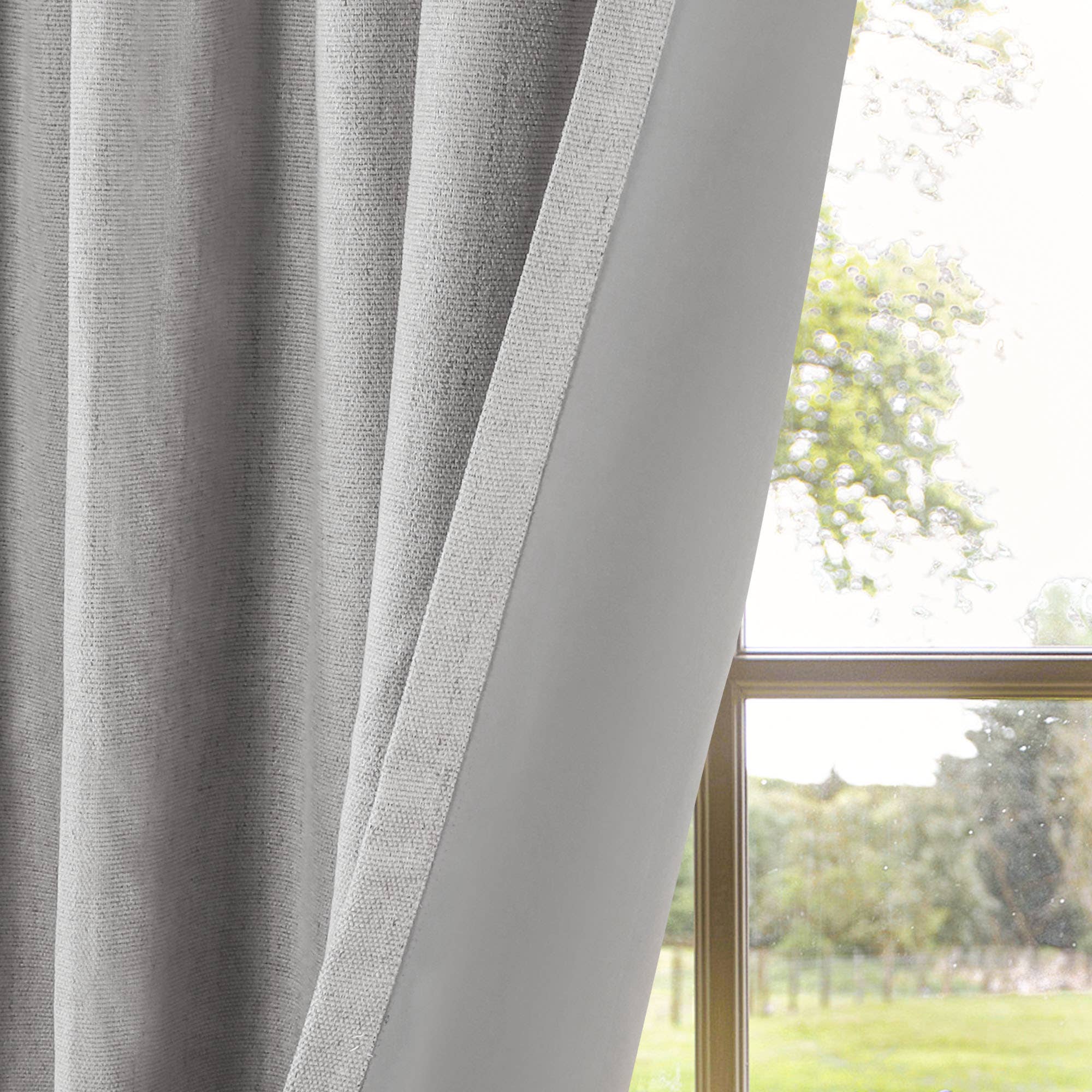 Awesome Home - Wholesale Curtain - Chenille Blackout Back Tab Curtains Pair, 2 Panels28