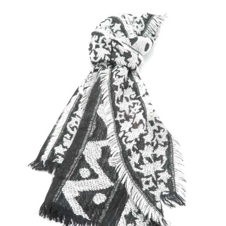 LINETA – wholesale Halsduk - Dam – Aztec-mönster vinterhalsduk