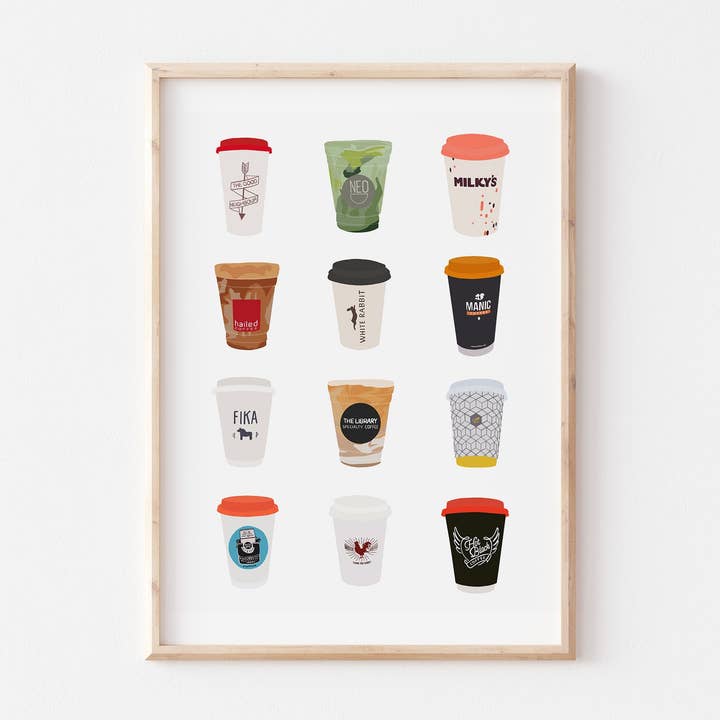 Stampa Toronto Coffee Shop V1 per la vendita all'ingrosso da parte di SnaptureThis