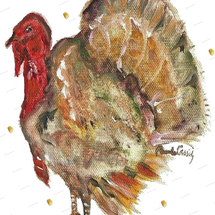 Pamela Cassidy Designs - Wholesale Tea Towel - Thanksgiving Kitchen Towel1