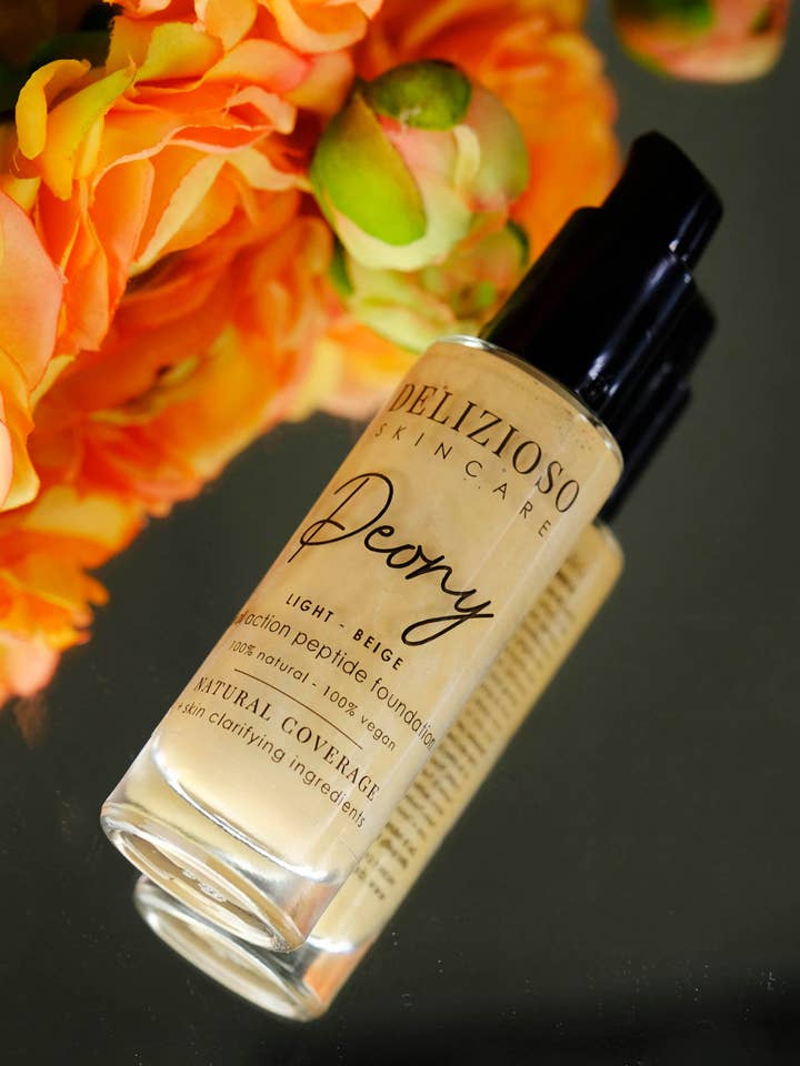 Dual Action Skin Firming Liquid Foundation for wholesale by Delizioso Skincare Inc.