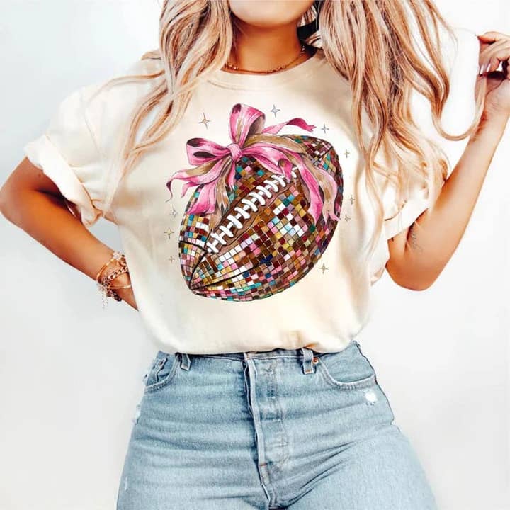 Disco Football for wholesale by Camellia City Chicks Brand