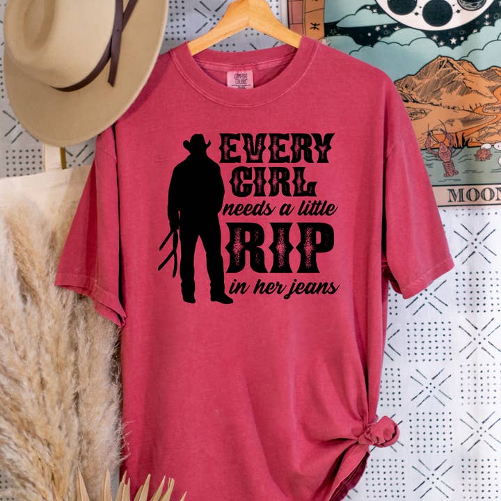 Every Girl Needs a Little Rip in her Jeans for wholesale by Clothes 2 the Bone