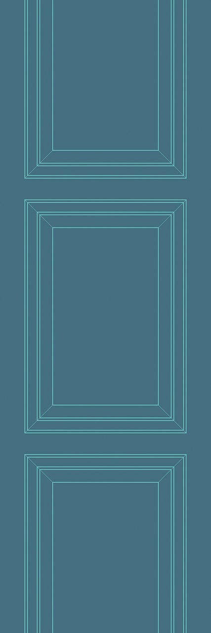 Mineheart – wholesale Wallpaper – Petroleum & Aquamarine Panel Outline Wallpaper1