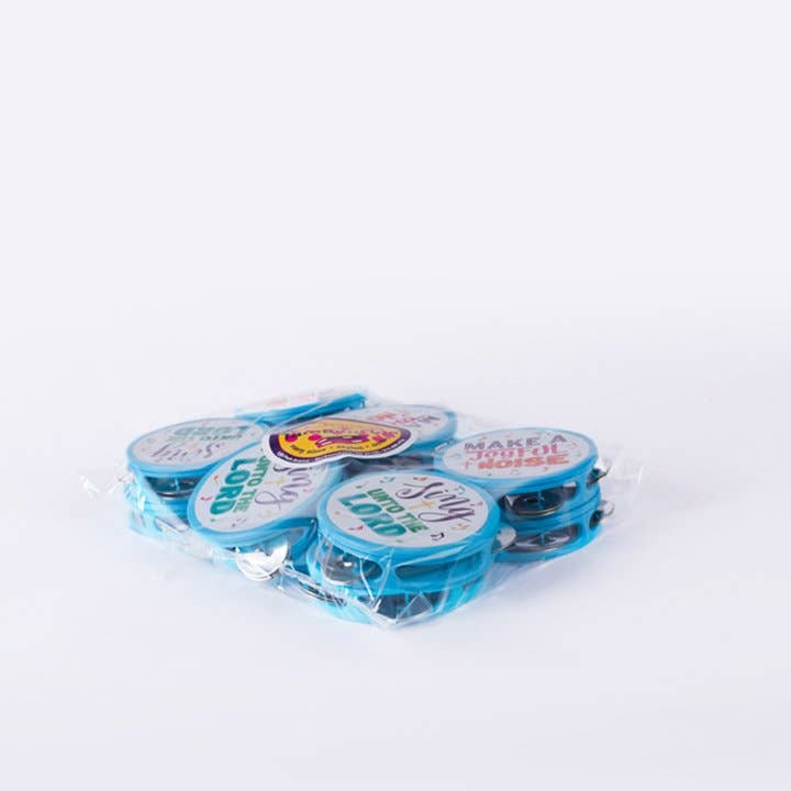 Swanson Christian Products - Wholesale Musical Toy - Kids & Baby - Mini Tambourines - Asst 12Pk