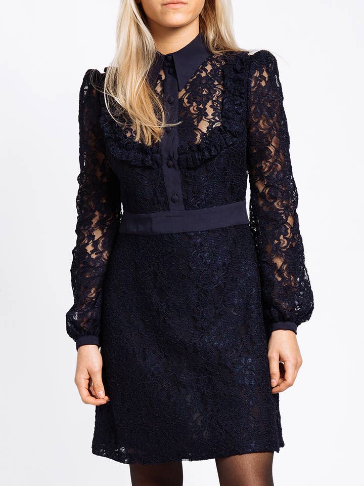 Blonde Mini Kjole for engroshandel hos ANT WOMAN COLLECTION