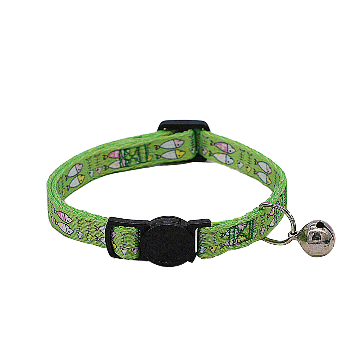 PAWPAWwholesale - Wholesale Pet Collar - Cat - ful Printed Cat Collar with Bell - Adjustable_CWMM74430