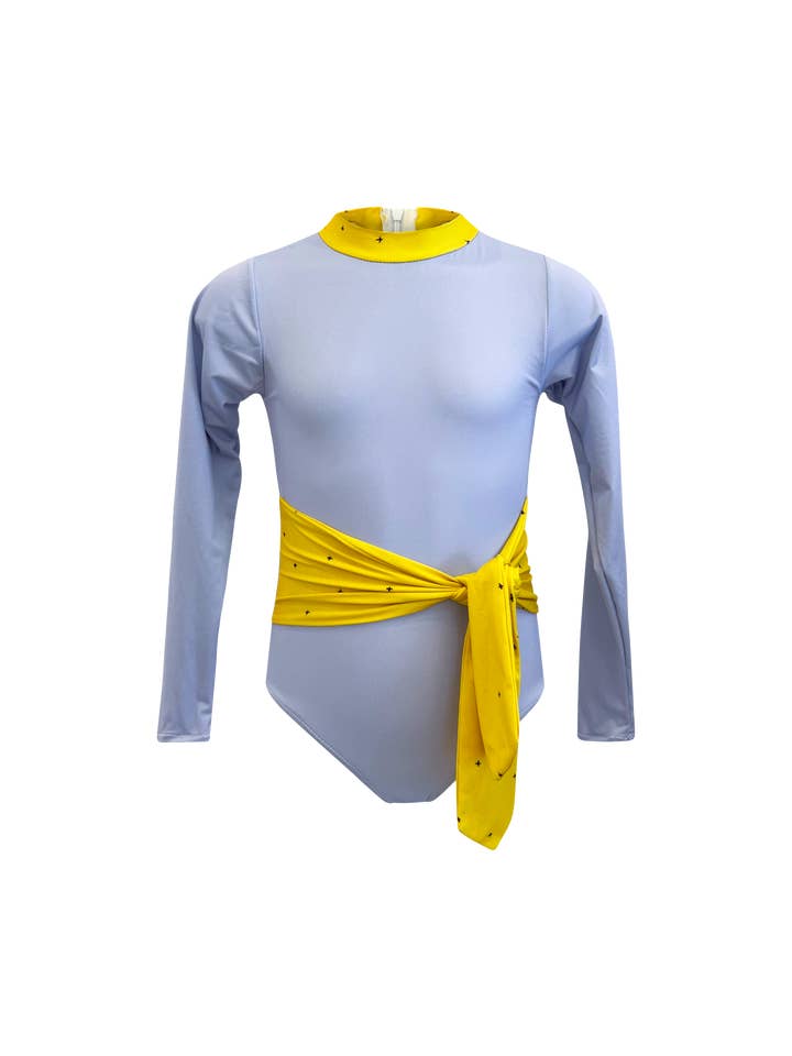 Doux Soleil - Wholesale One Piece Swimsuit - Kids - “Alix” anti-UV and eco-responsible swimsuit