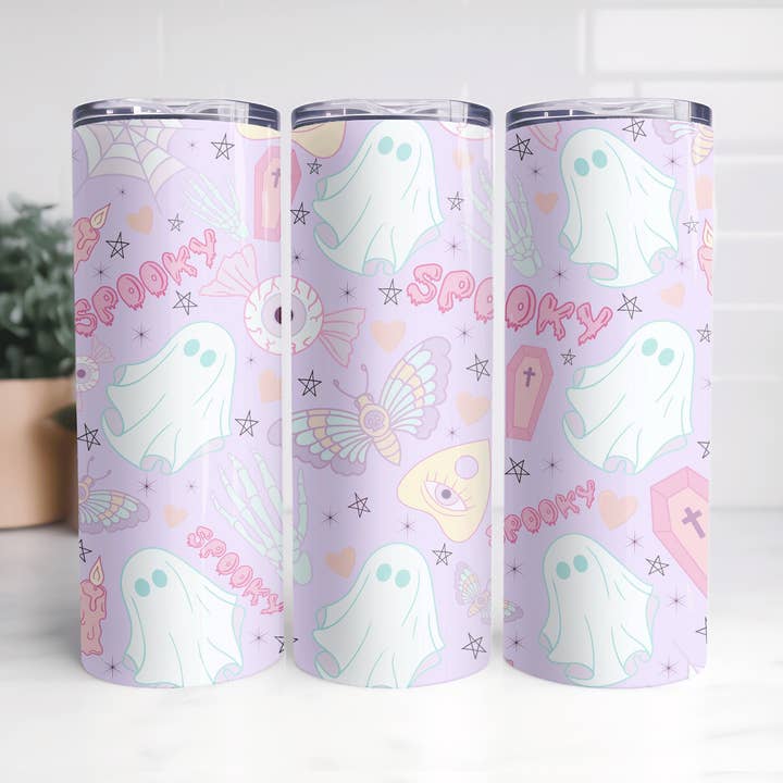 Pastel Spooky Tumbler for wholesale by H+P Wholesale