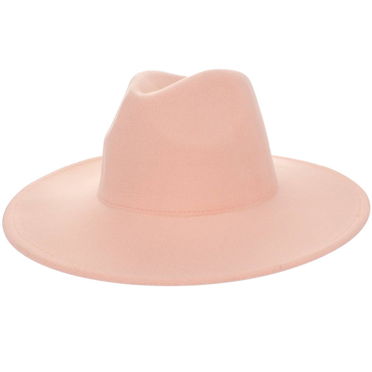 Suzie Q USA – wholesale Fedora - Dam – Stor brätte persika hjärta topp Jazz hatt14