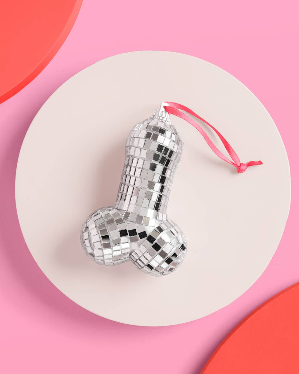 xo, Fetti - Wholesale Ornament - Disco Penis Ornament - silver disco ornament Christmas3