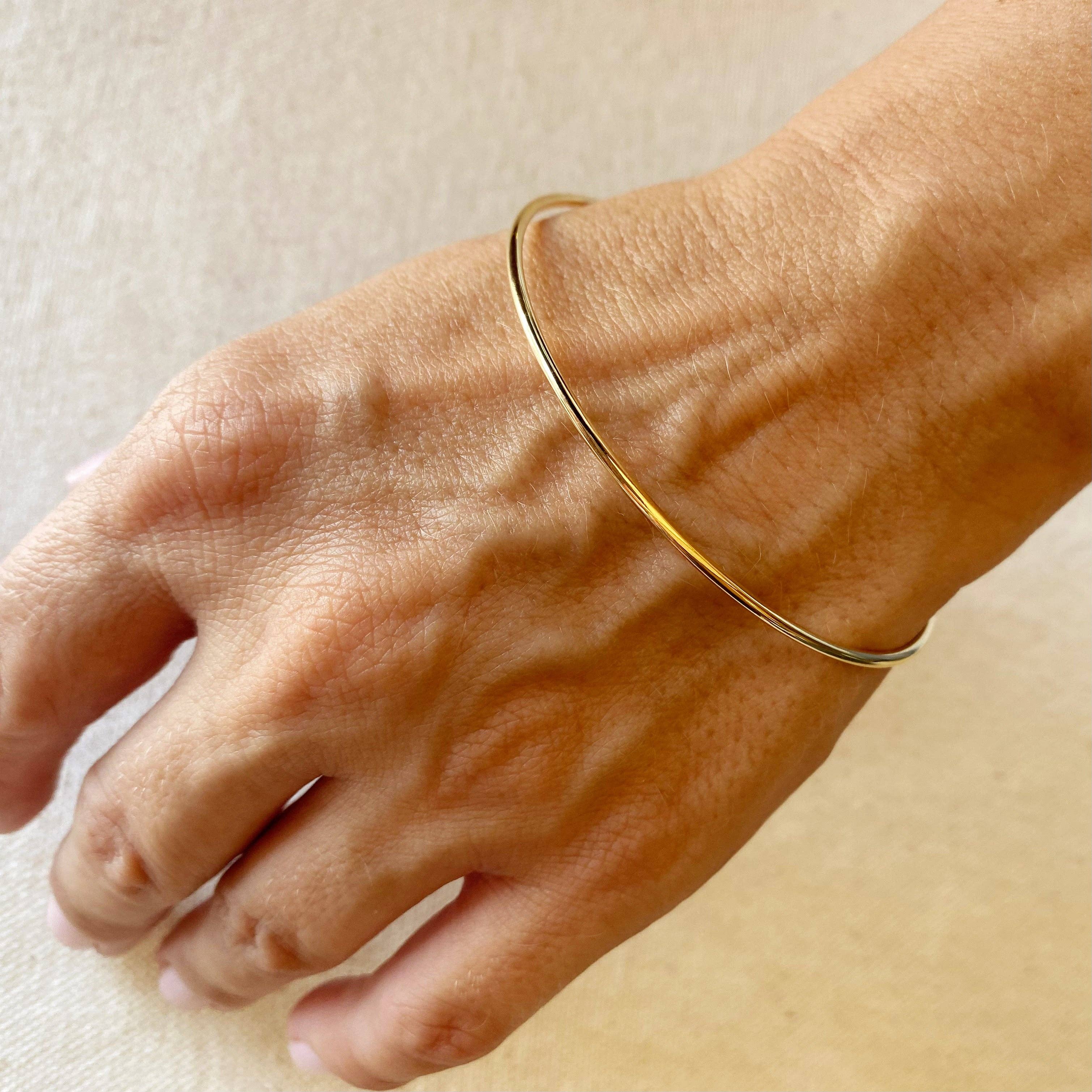 GoldFi - Wholesale Bangle Bracelet - 18k Gold Filled Bangle Bracelet5