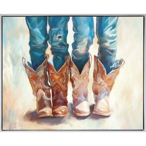 It's All About The Boots Canvas Wall Art for wholesale by Streamline Art