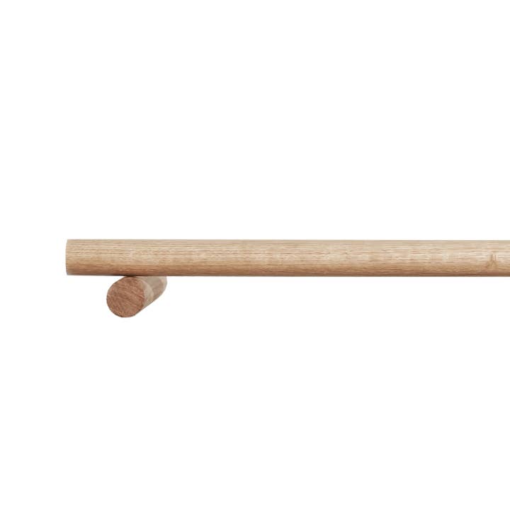 Roar Studio - Wholesale Gordijnstang - POLE ONLY gordijnroede 0-720 cm/0-283,5" (eik, walnoot, rundvlees)