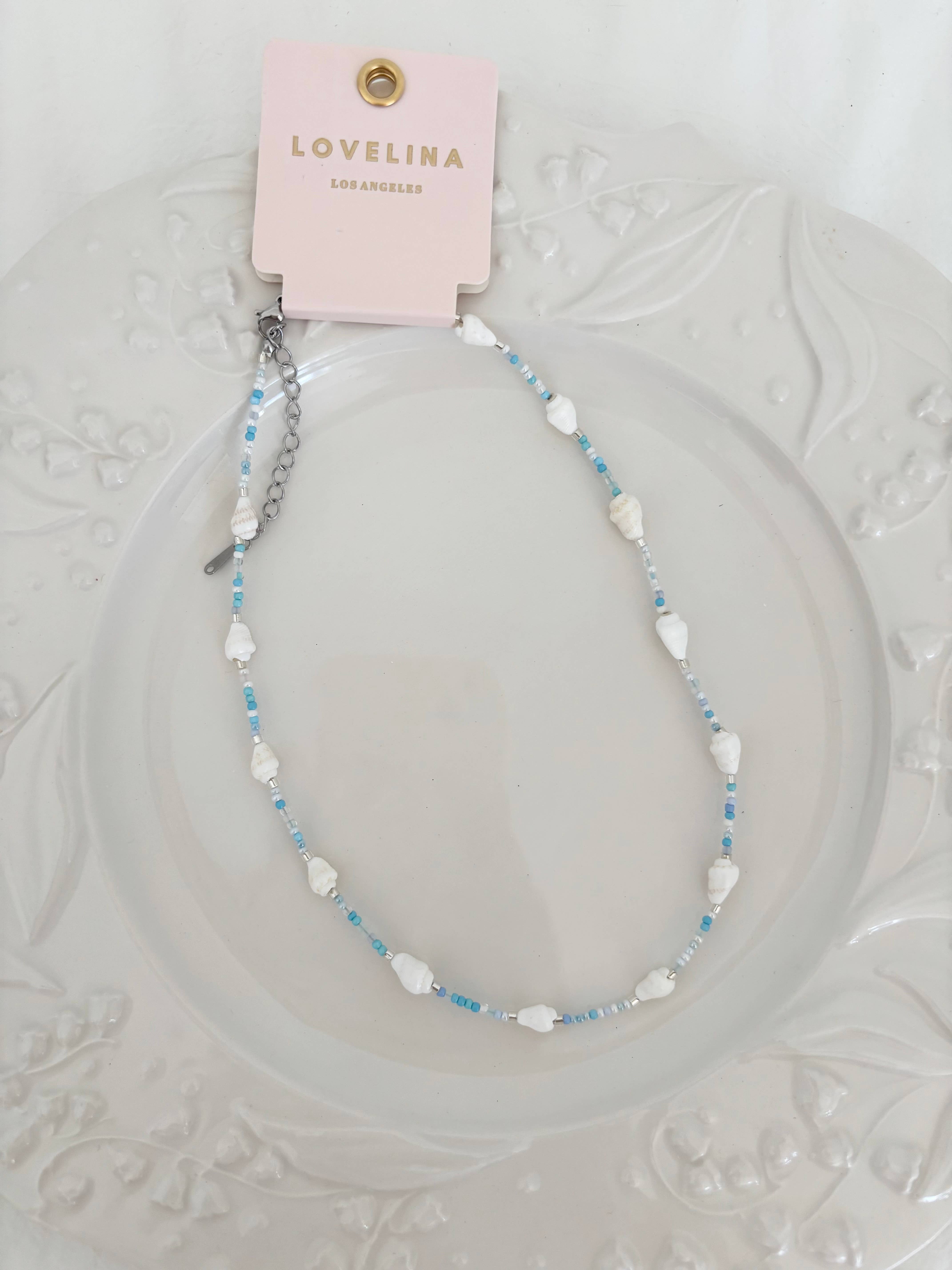 LoveLina - Wholesale Beaded/Pearl Necklace - Beach Seashell Starfish Summer Necklace (NUA)7