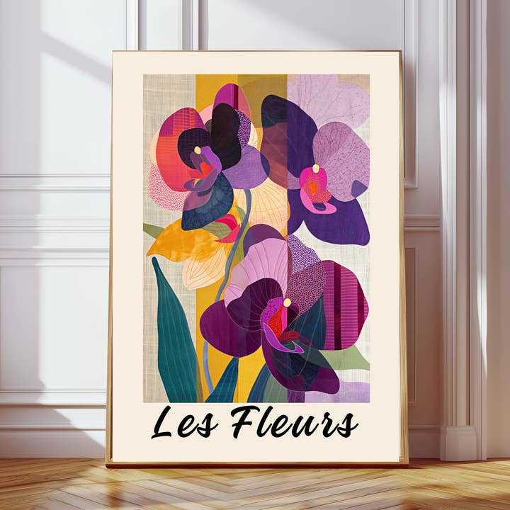 Les Fleurs' blomsterkunsttryk for engroshandel hos Kumo Art Prints