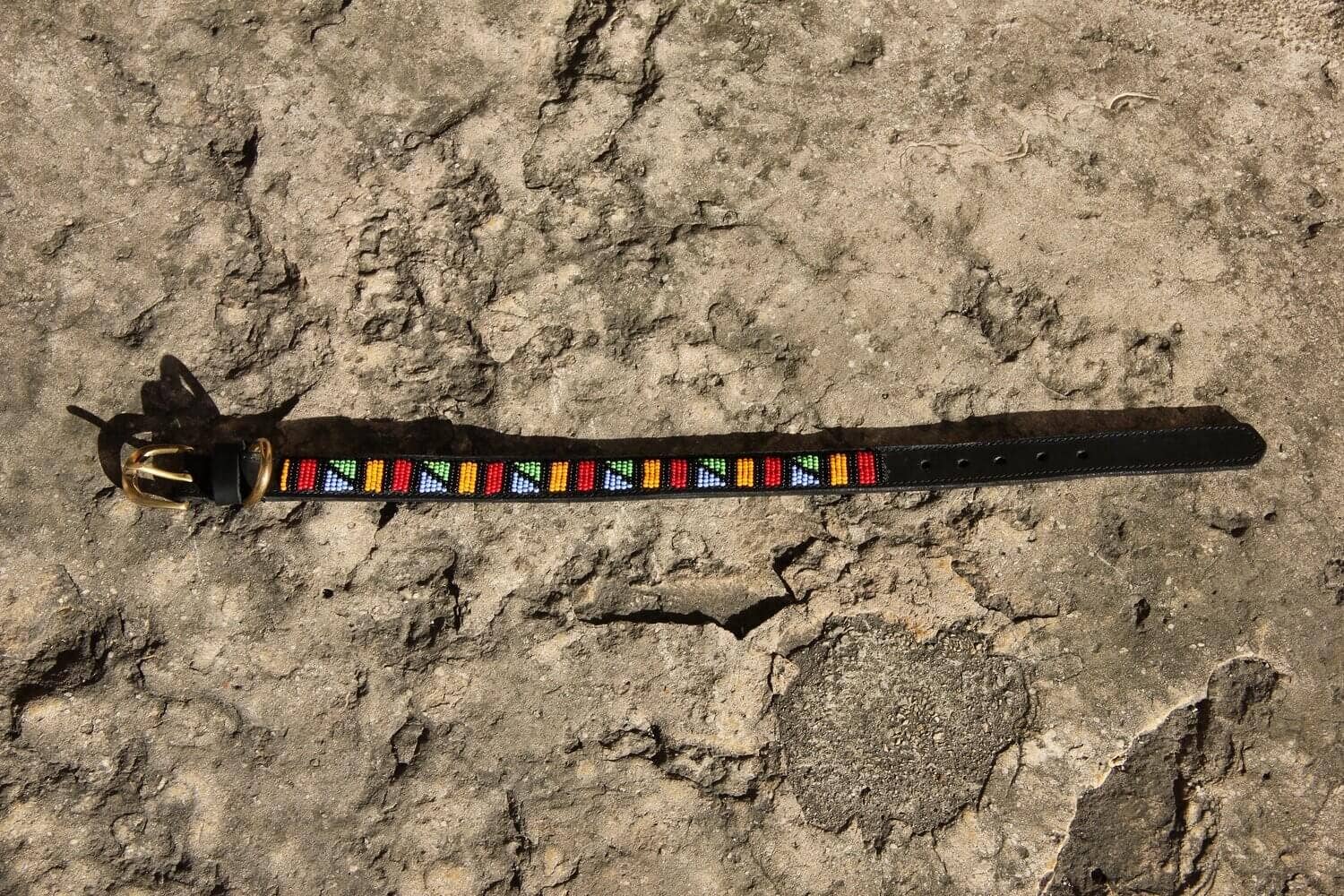 Dachshund Couture - Vente Collier – chien - Collier pour chien africain Monaco2