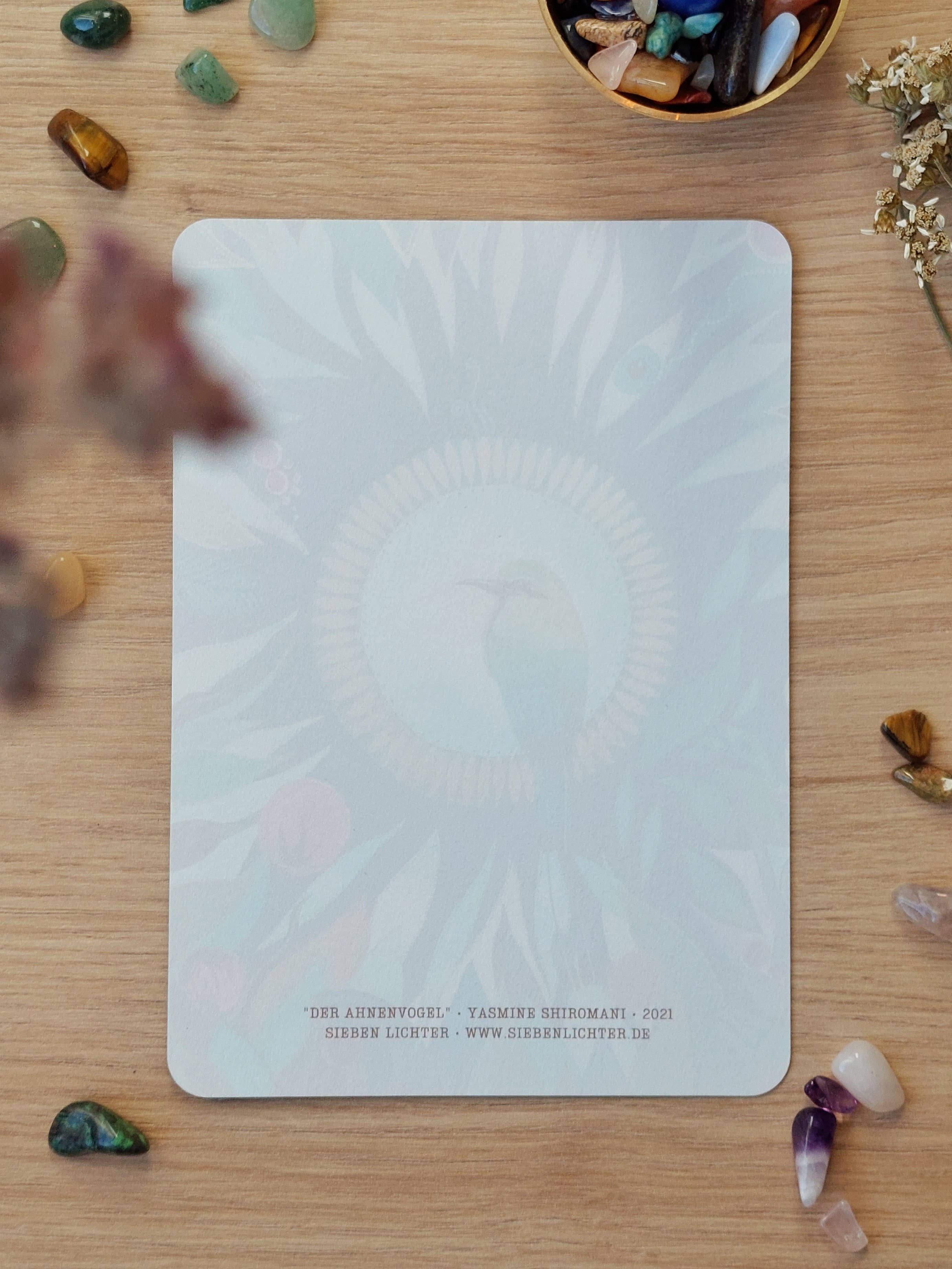 sieben lichter – wholesale Postcard – Art postcard "The Ancestral Bird"2