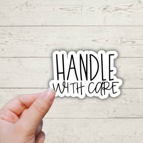 Pegatinas de mango con cuidado - Pegatina de embalaje para pequeñas empresas para venta al por mayor de Forest Crafts