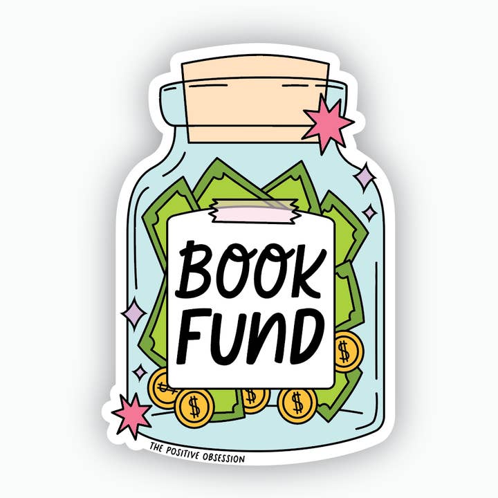 Autocollant en vinyle pour fonds de livres, cadeau pour les amoureux des livres, pour les lecteurs pour la vente par Purple Ink Paperie