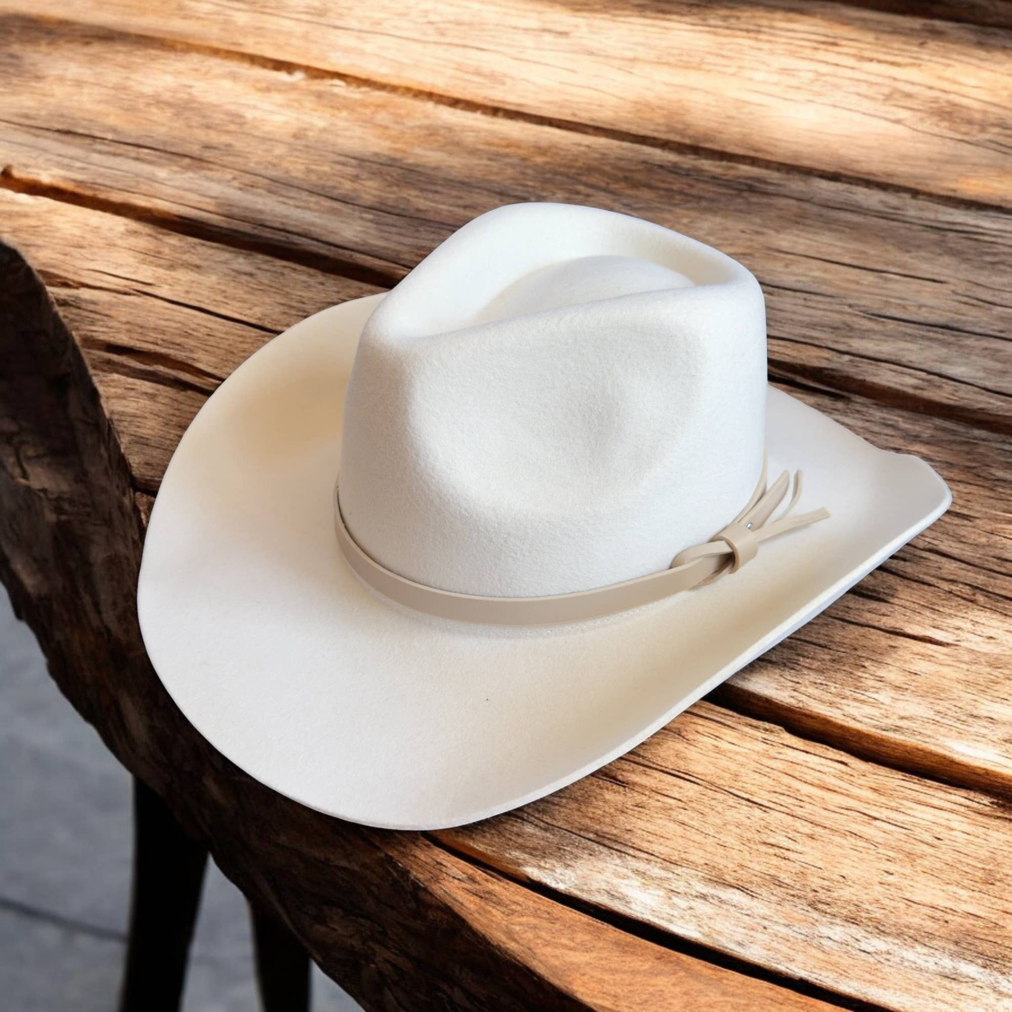 Bella Betty - Vente Chapeau de cowboy – femme - Chapeau de cowboy en laine australienne de qualité supérieure avec bande en cuir23