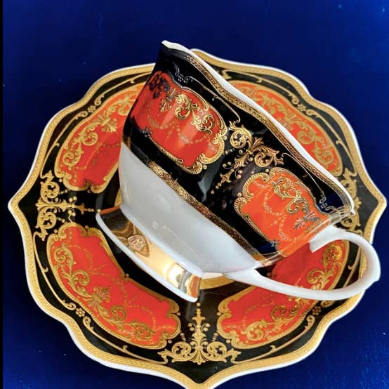 misshavishamscuriosities - Wholesale Coffee/Tea Cup - High Holy Halloween Haunted cup and saucer