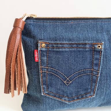 NKHenry - Wholesale Clutch Bag - Women's - DENIM CLUTCH