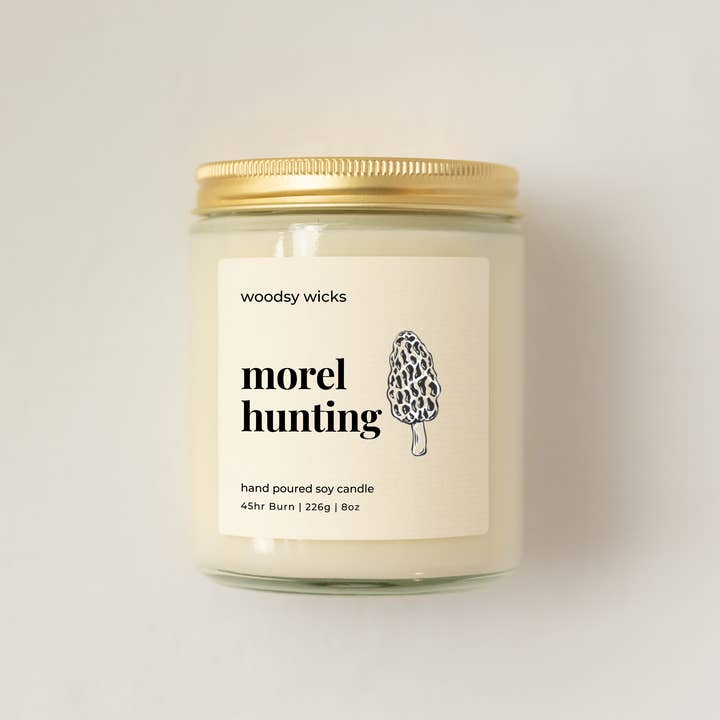 Woodsy Wicks – Engroshandel Glaslys – Morel Jagtlys - Champignon - Petrichor