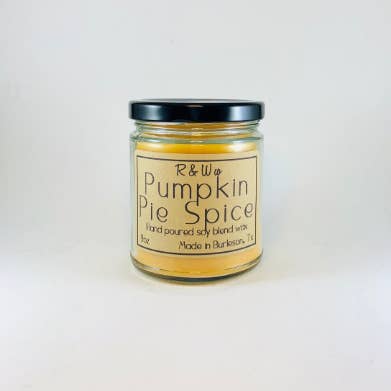 R&W Company LLC - Wholesale Jar/Filled Candle - Pumpkin Pie Spice Candles