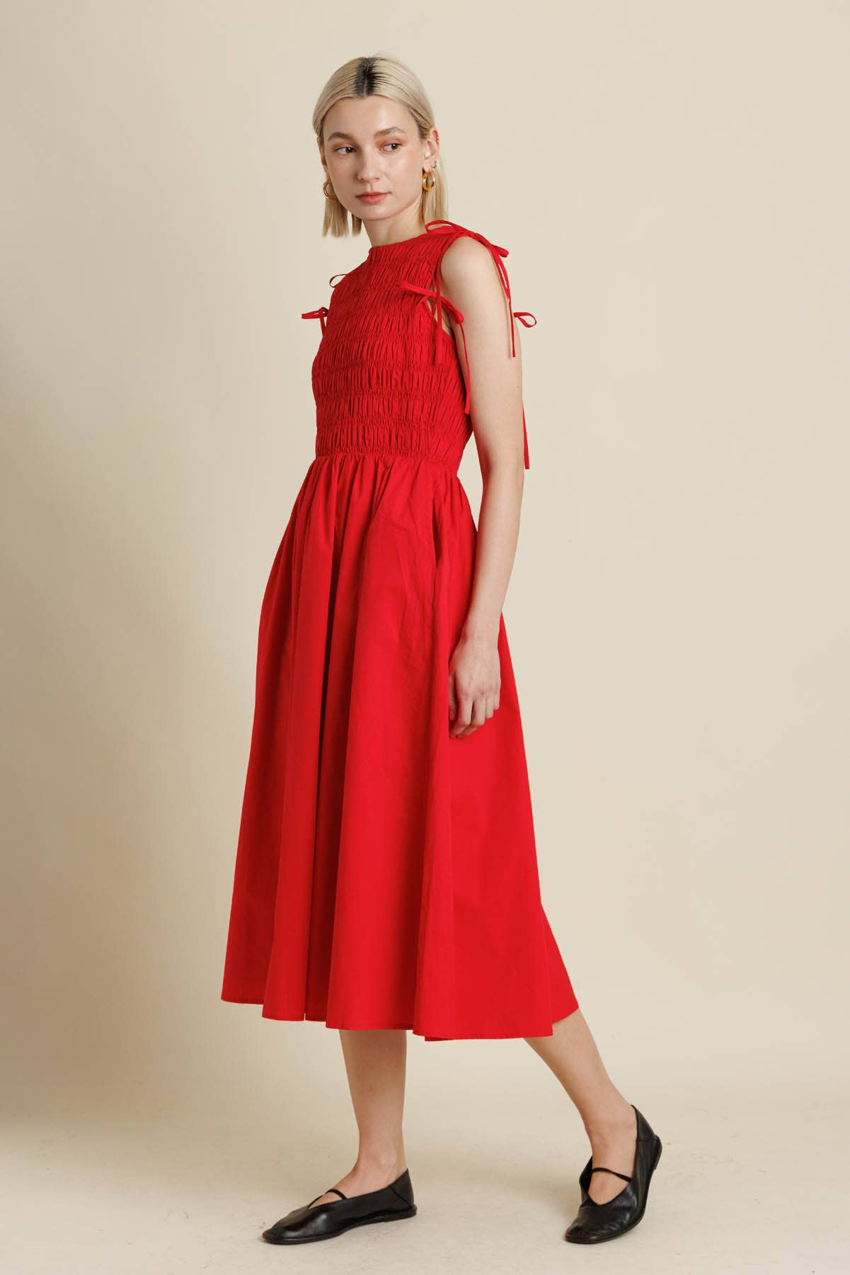 Aureum - Wholesale Dress - Women's - AD2157 - DETACHABLE SLV MIDI DRESS16