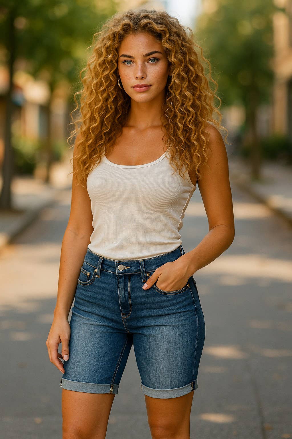 A Woman we Love – Großhandel Shorts – Damen – Set mit 20 Shorts und Caprihosen – gemischte Größen und Farben8