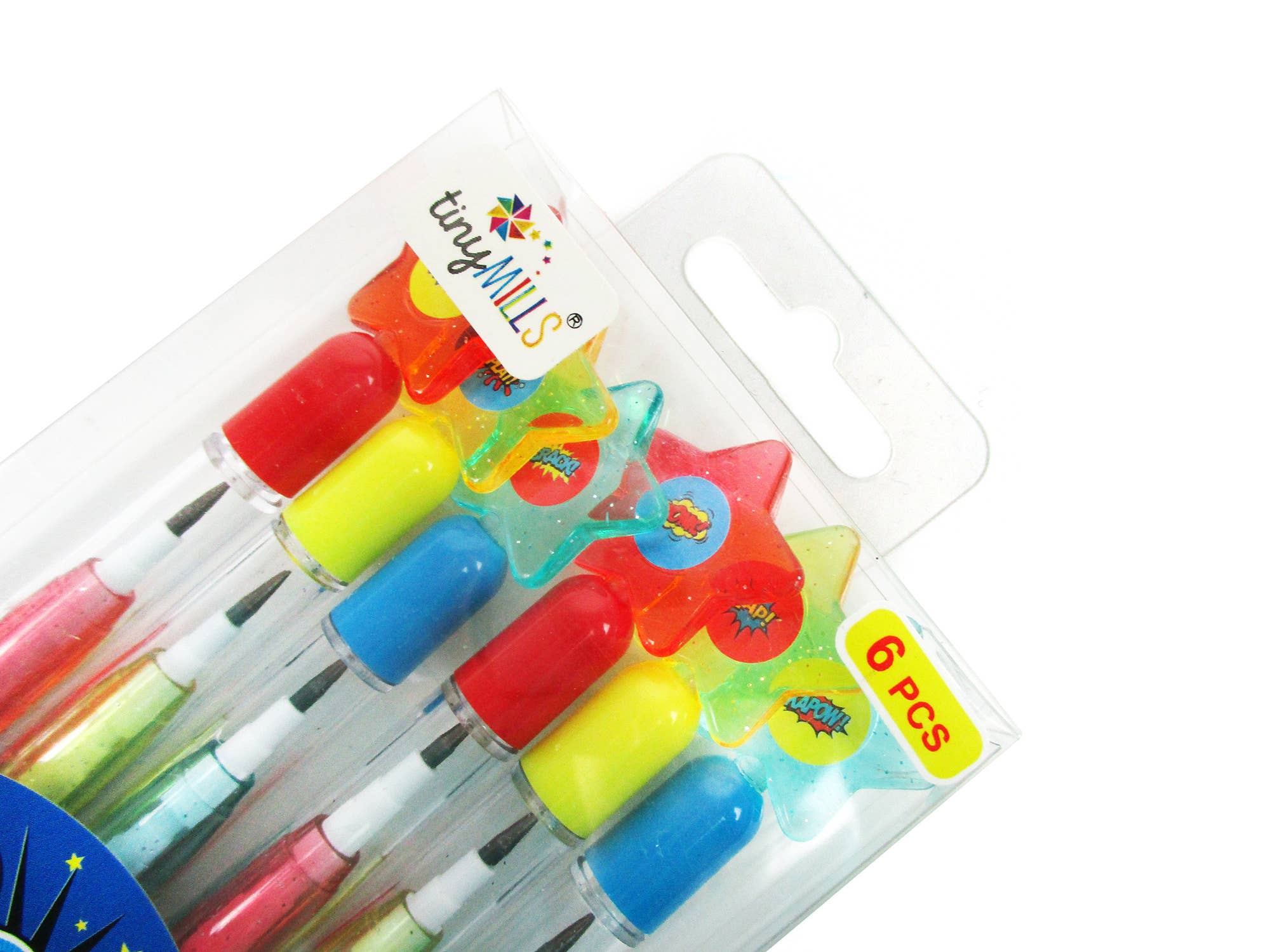 Tiny Mills - Venta al por mayor Lápices - 6 lápices multipunto de superhéroe2