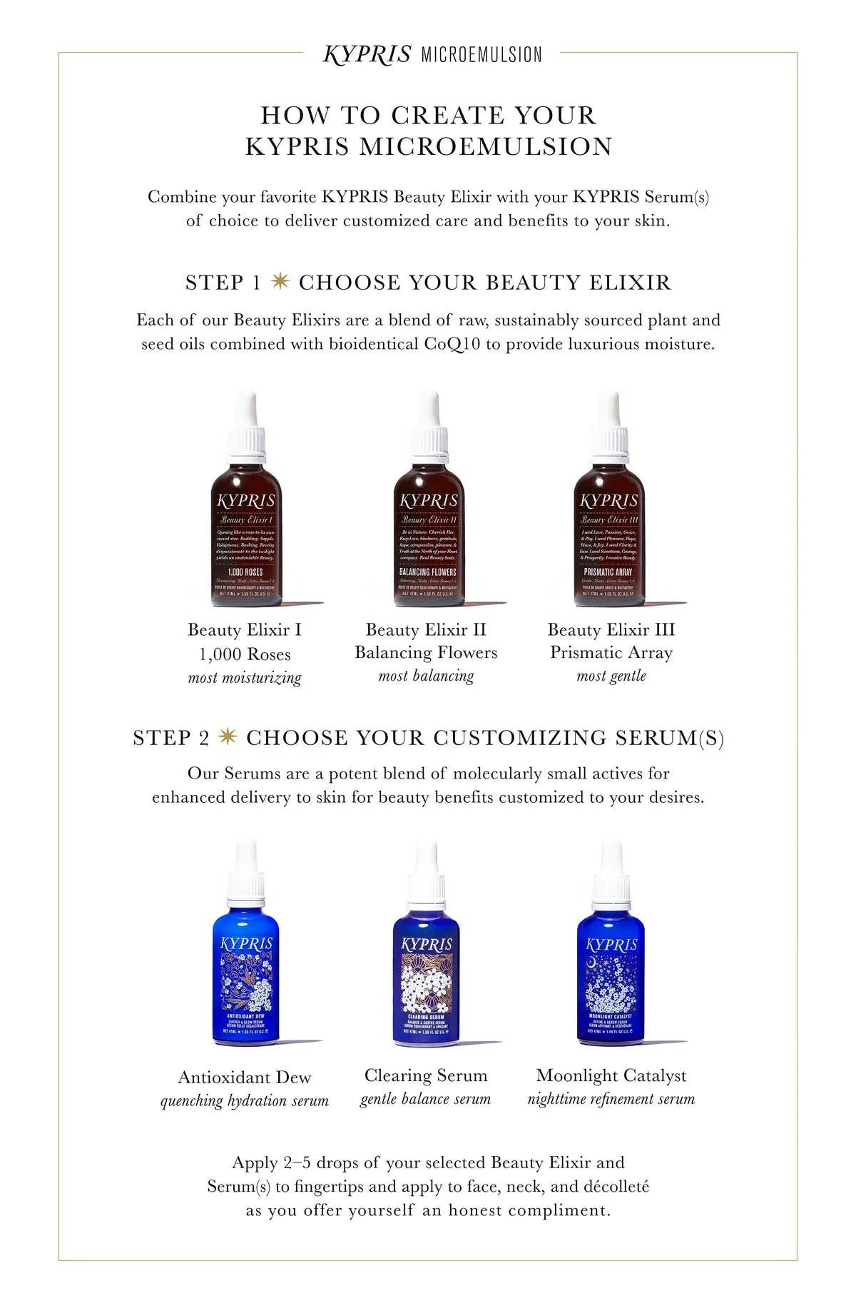 KYPRIS - Wholesale Facial Serum/Concentrate - Antioxidant Dew - Quench & Glow Facial Serum1