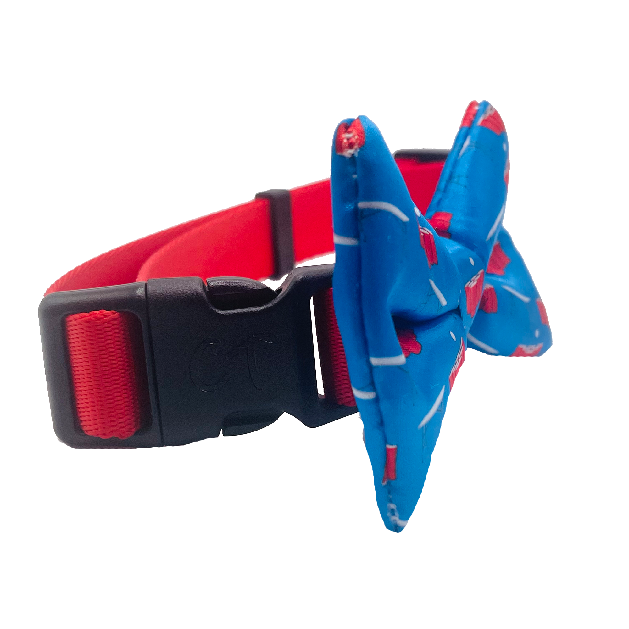 Cutie Ties – wholesale Pet bow tie – Dog – Beer Pong Blue Dog Bow Tie1