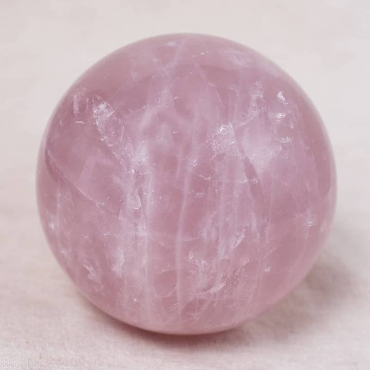 Rose Quartz Sphere - Large - AAA Premium Quality for wholesale by Tiny Rituals