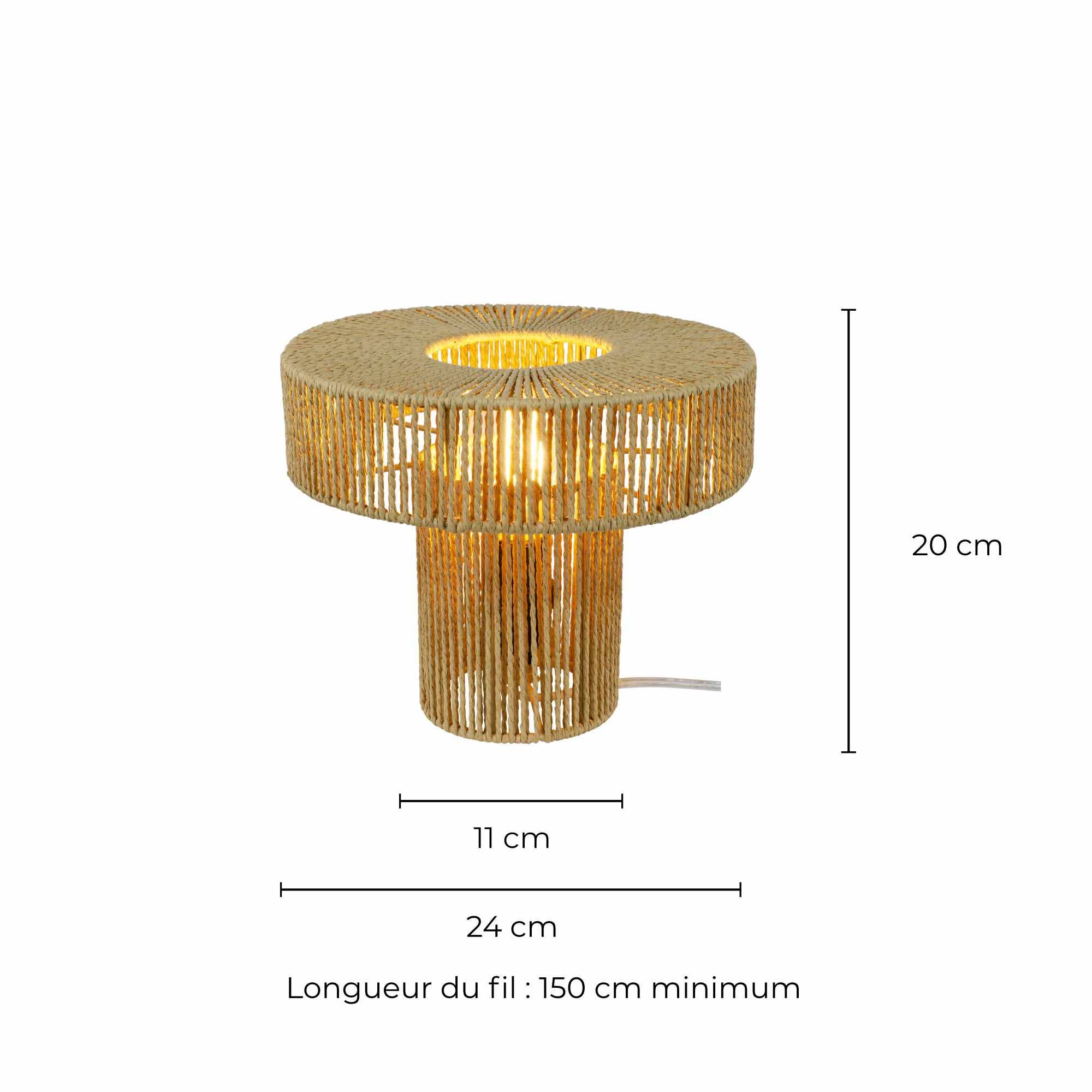 C-Création - Wholesale Floor Lamp - Toza natural rope table lamp5