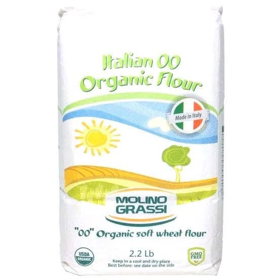 Molino Grassi Italian Organic 00 Soft Wheat Flour for wholesale by Khayyan Specialty Foods
