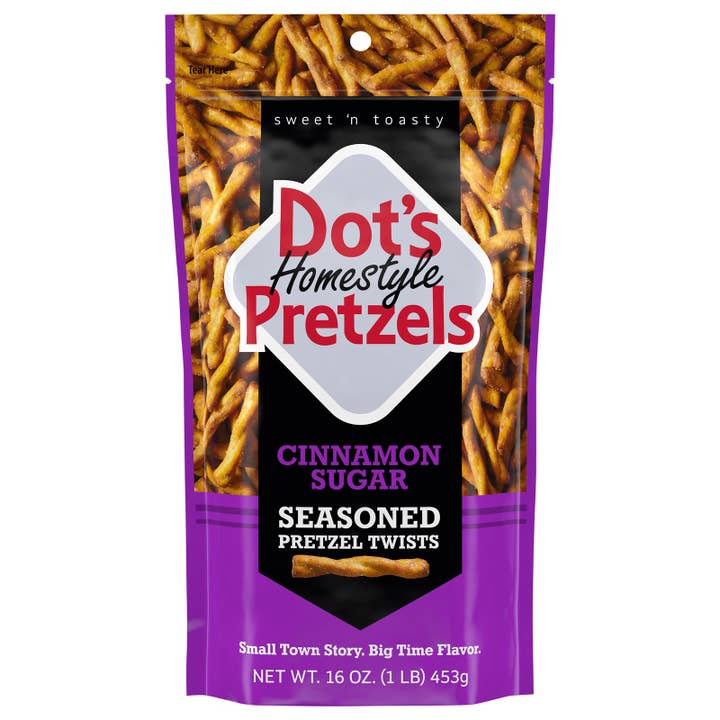 Dot'S Pretzels - Pretzel Cinnamon Sugar - Cs Of 10-16 Oz for wholesale by Everyday Supply Co