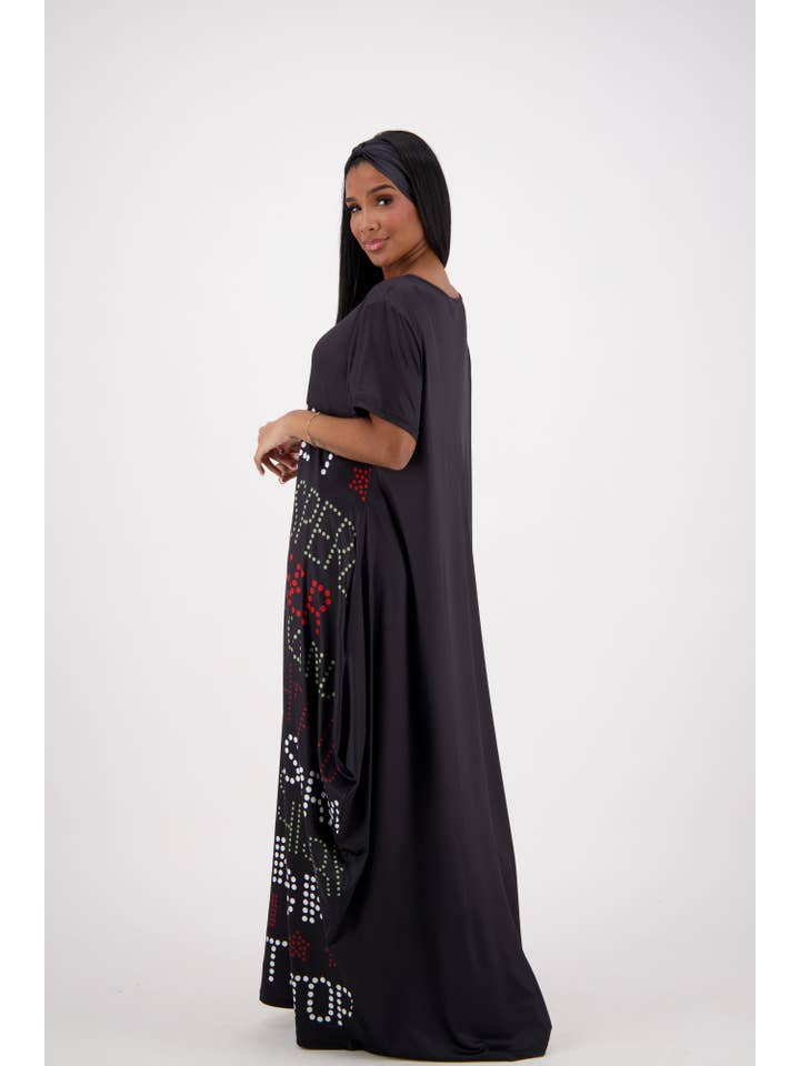 SC "They Whisper" Print Kaftan CH8853 for wholesale on Faire
