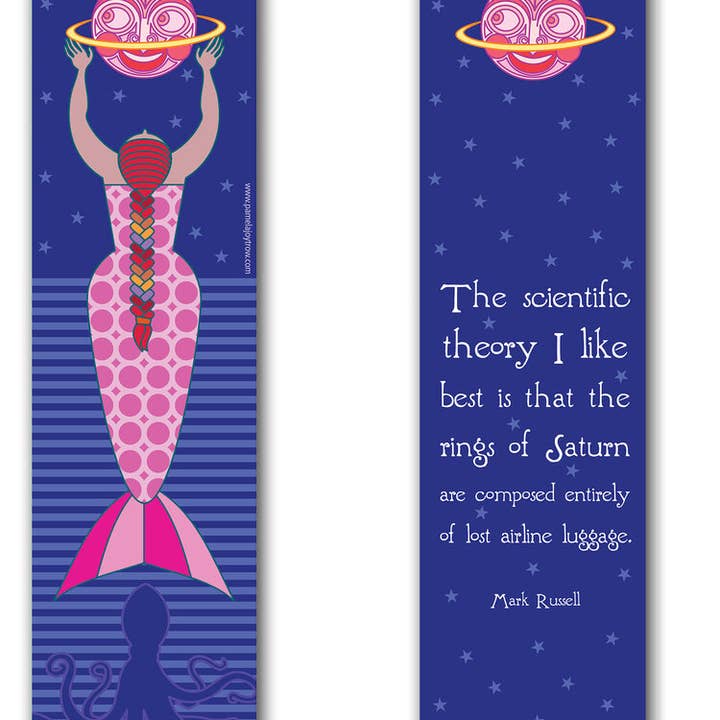 Diverse Universe Saturn Bookmark for wholesale by The Art of Pamela Joy Trow