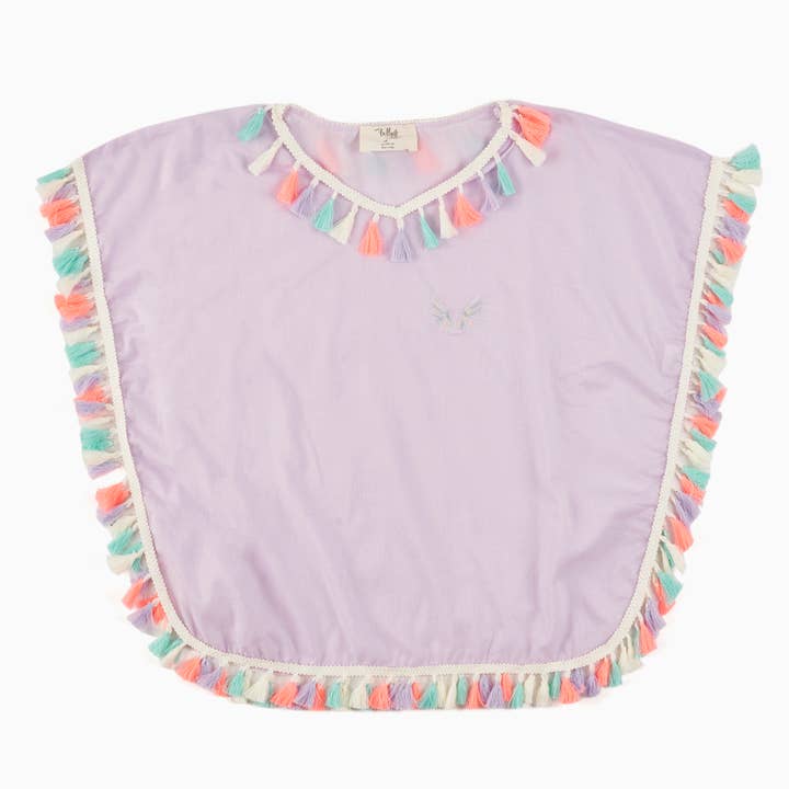 Pige Børn Lilla Pareo Strandkjole for engroshandel hos Lally Things