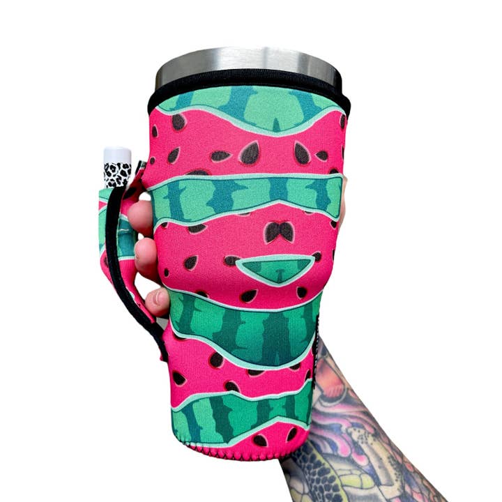 Drink Handlers - Wholesale Insulated Mug/Tumbler - Watermelon 30oz Tumbler Handlerâ„¢