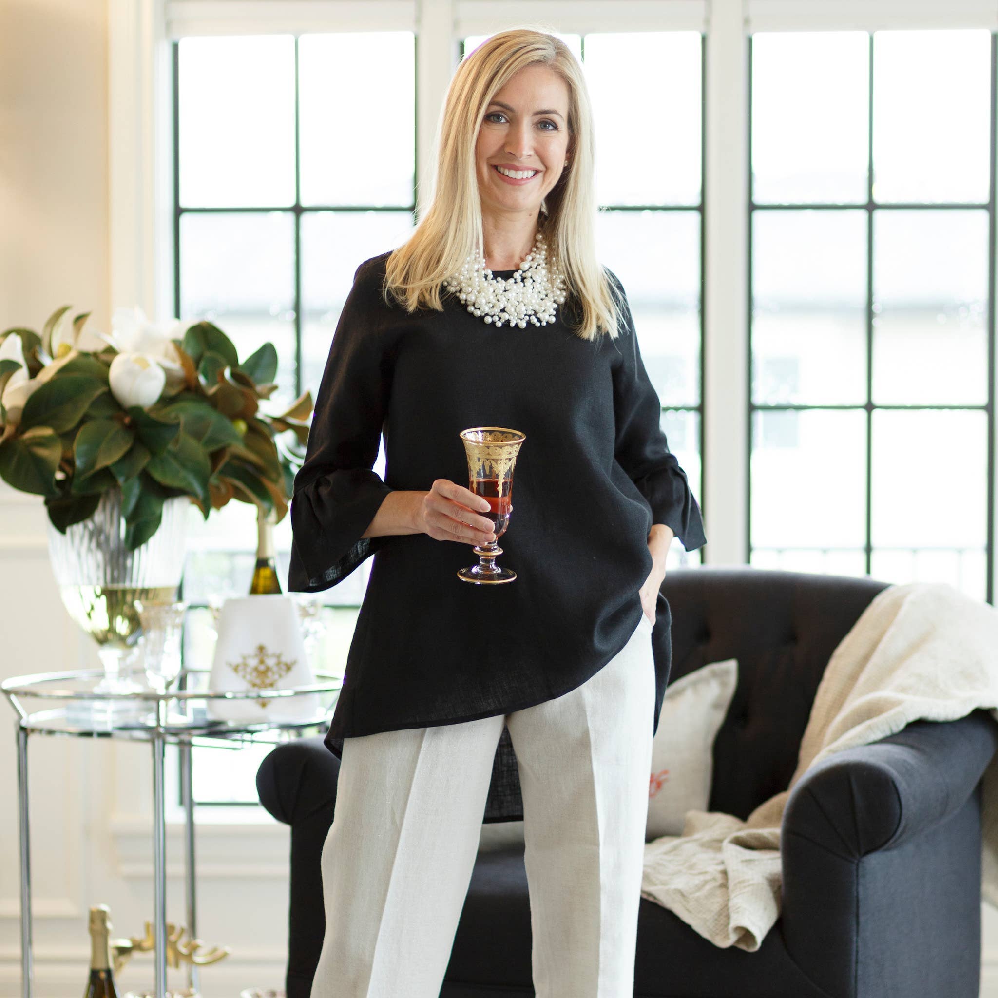 Arte Italica & Crown Linen Designs - Wholesale Tunic - Women's - Bella Top - New Colors4