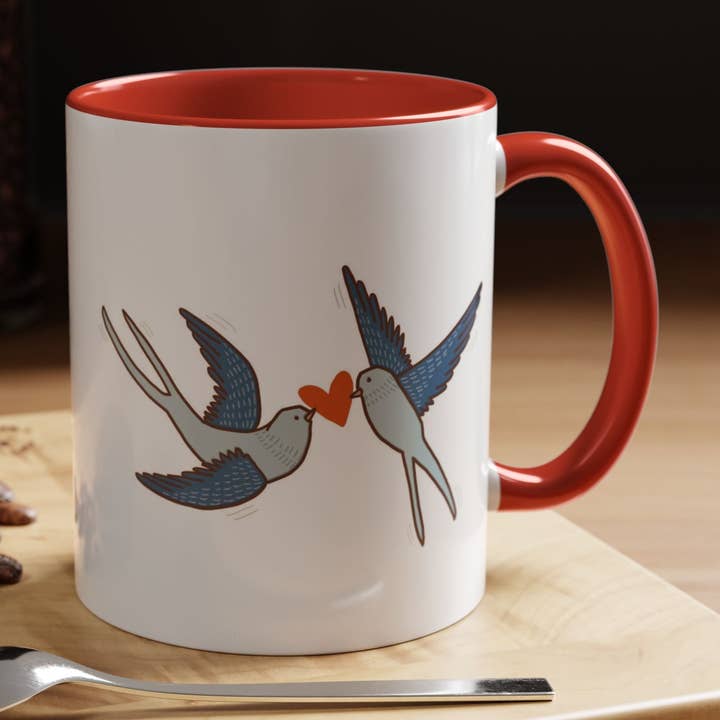 Love birds - Mug for wholesale by Sardines Studio