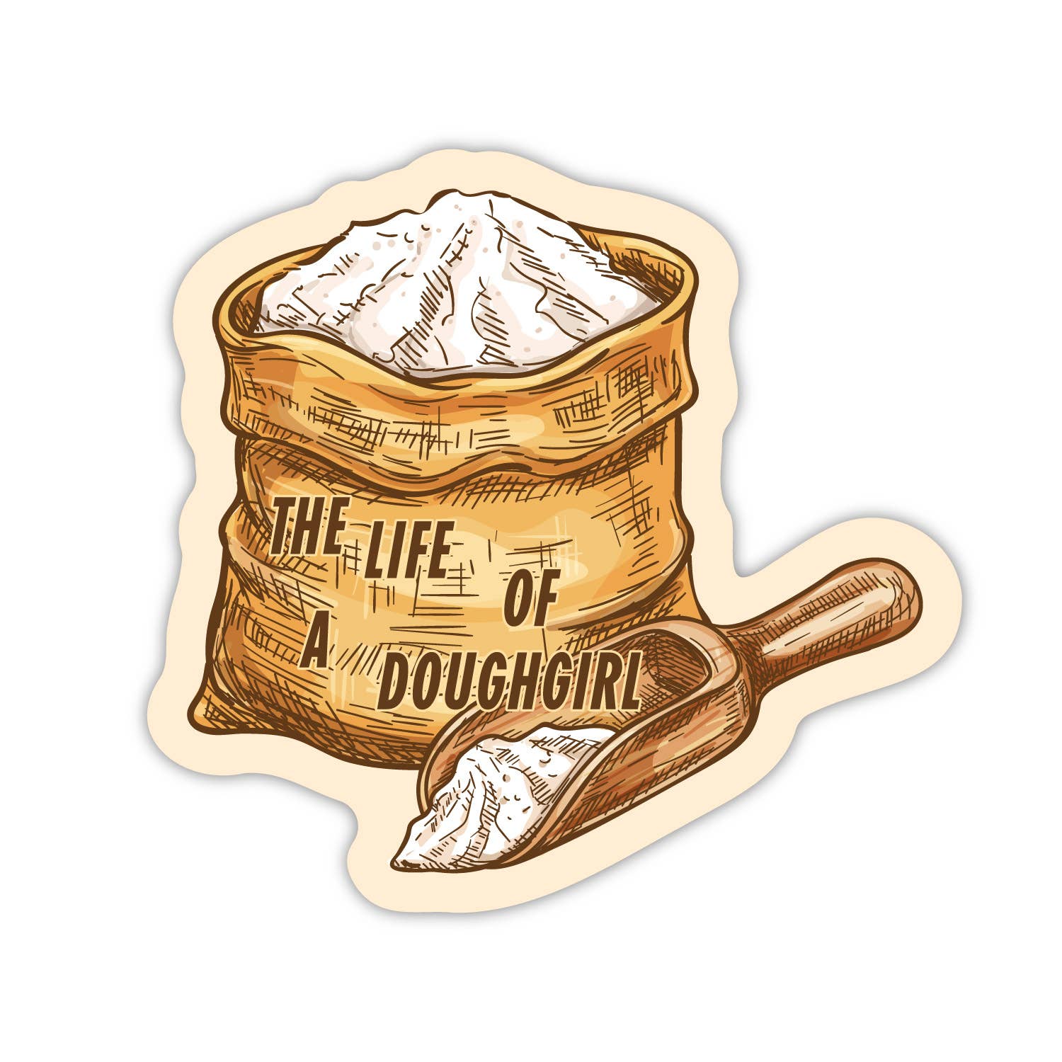 The Orange Ampersand - Wholesale Sticker - Life of a Dough Girl Taylor Sticker | Showgirl 4