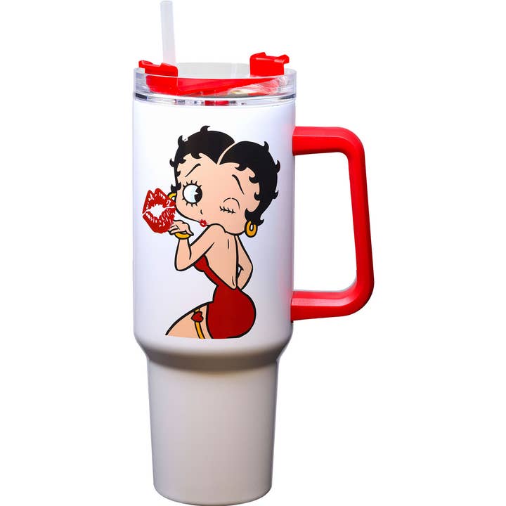Tasse Stnls Trv Betty Boop 40 oz pour la vente par Spoontiques, Inc