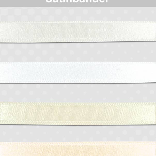 URSUS® / Buntpapierfabrik Ludwig Bähr GmbH & Co. KG - Wholesale Ribbon - Gift Wrapping - white satin ribbons