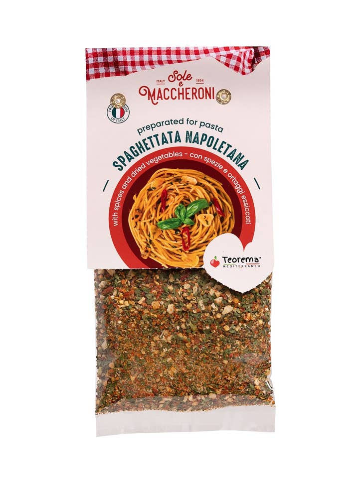 Gehackte neapolitanische Spaghetti 50gr für den Großhandel von Teorema Mediterraneo