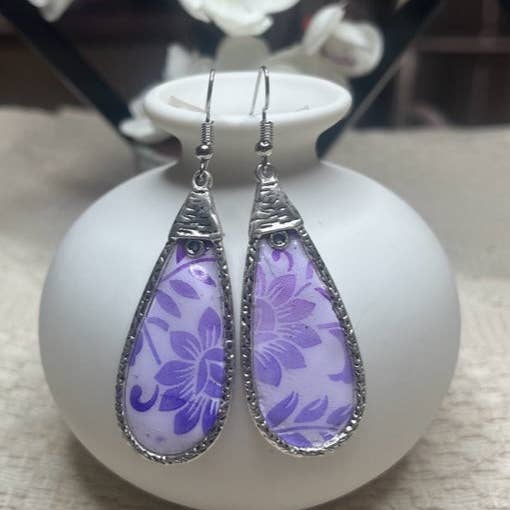 Lavender fields forever - Long teardrop for wholesale by WEARABLES BY B LLC