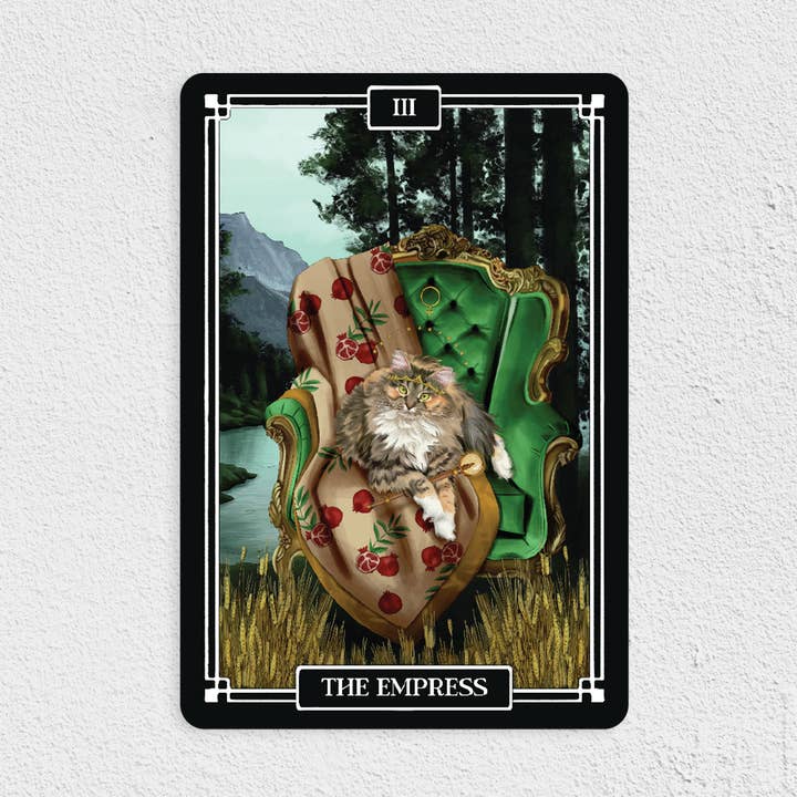 Cat Loaf Studio - Vendita all'ingrosso Adesivo - Adesivo Impermeabile Carta dell'Imperatrice0